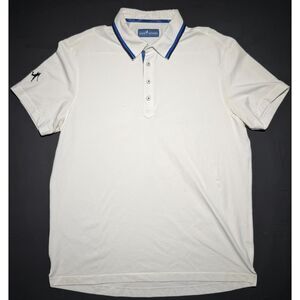 Payne Stewart Taped collar polo mens L